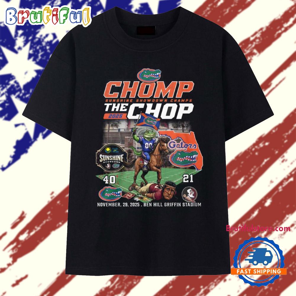 Chomp Sunshine Snowdown Champs The Chop 2025 T Shirt
