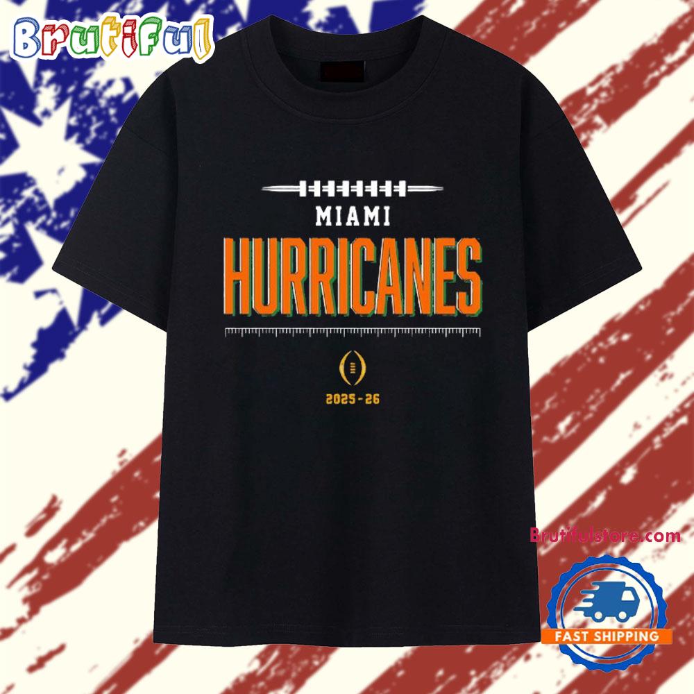 College Football Playoff 2025-2026 Miami Hurricanes Bound T Shirt