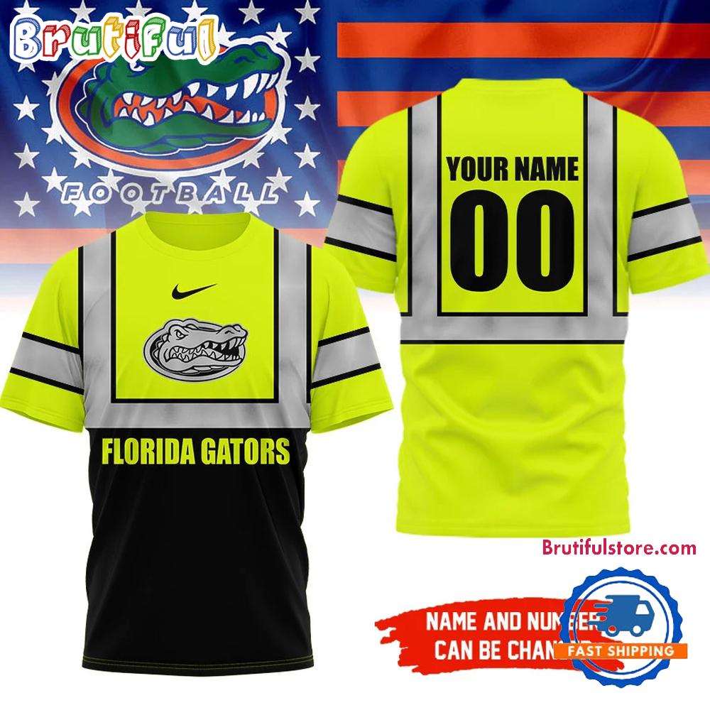 Florida Gators NCAA Hi Vis Safety Unisex 3D Shirt