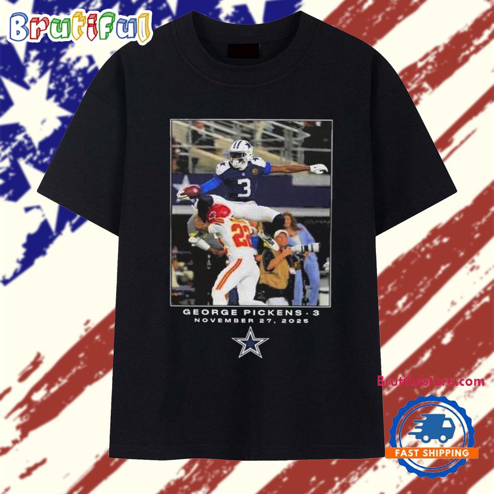 George Pickens Dallas Cowboys NFL Flash Features Week 13 T Shirt