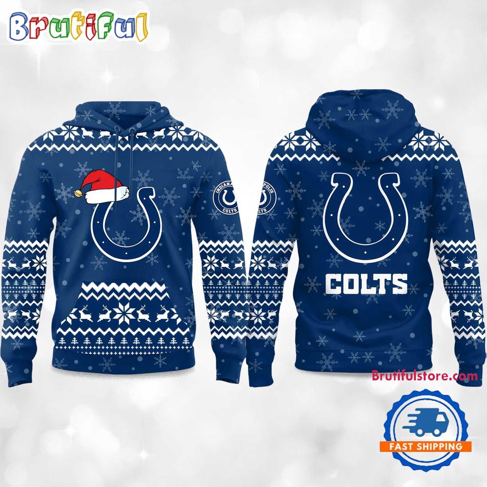 Indianapolis Colts 2025 Reindeer Football Christmas New Hoodie Shirt