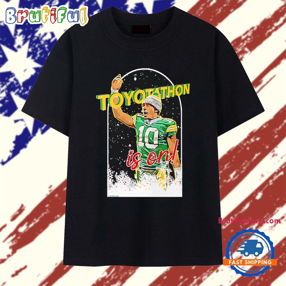 Jordan Love Green Bay Packers Toyotathon is on Christmas T Shirt