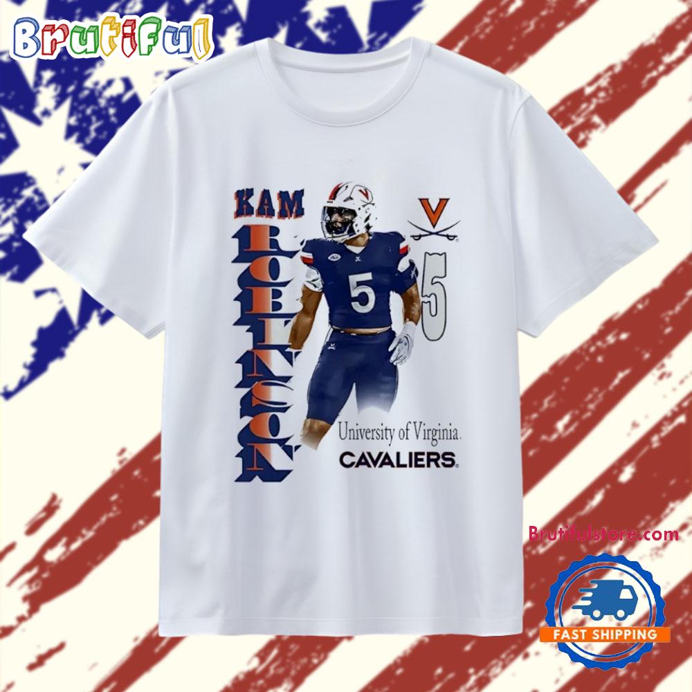 Kam Robinson Virginia Cavaliers Portrait T Shirt