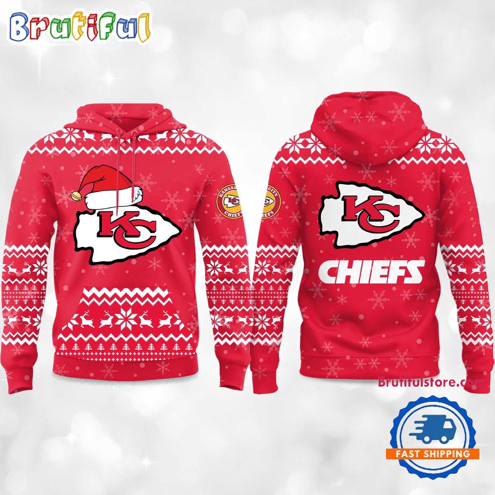 Kansas City Chiefs 2025 Reindeer Football Christmas New Hoodie Shirt
