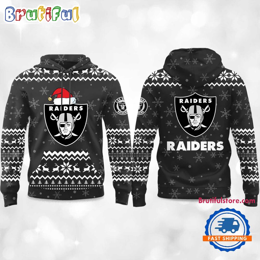 Las Vegas Raiders 2025 Reindeer Football Christmas New Hoodie Shirt