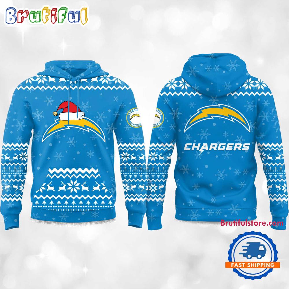 Los Angeles Chargers 2025 Reindeer Football Christmas New Hoodie Shirt