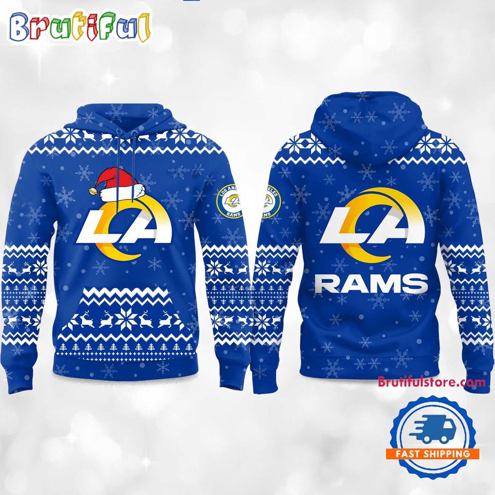 Los Angeles Rams 2025 Reindeer Football Christmas New Hoodie Shirt