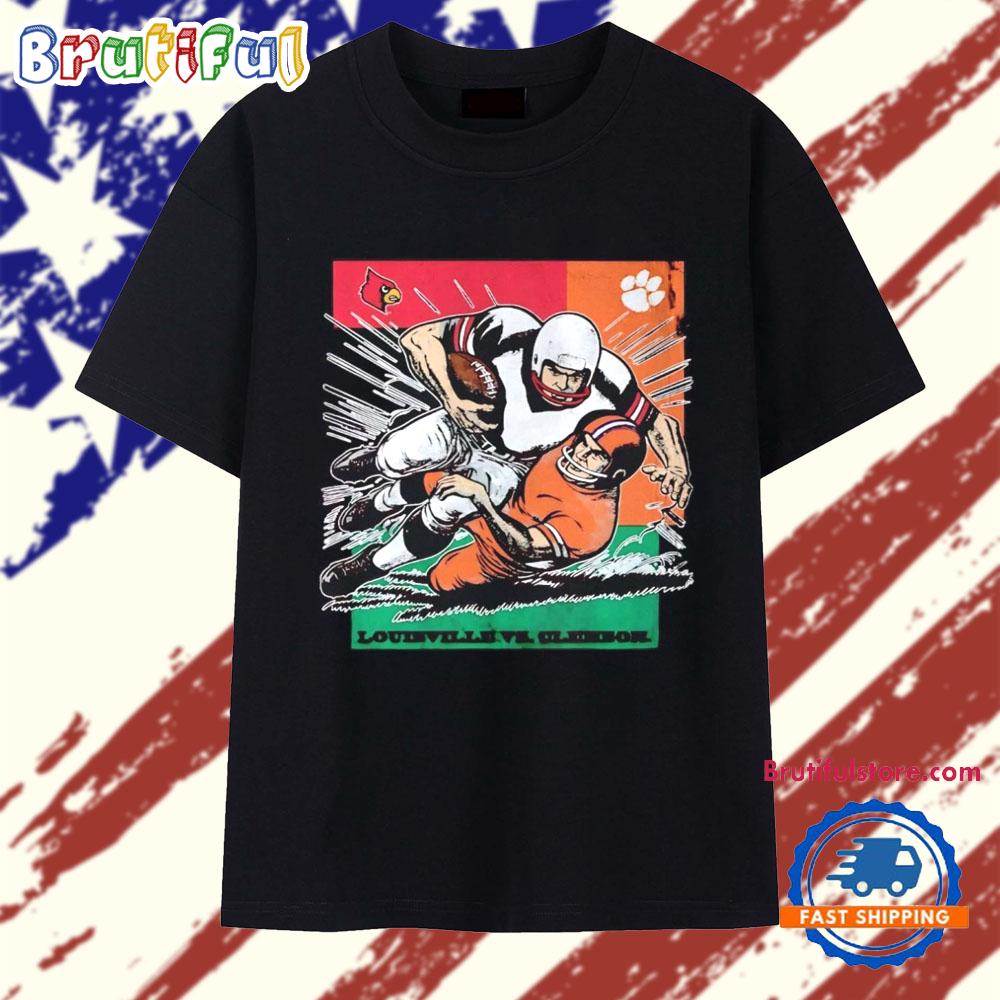 Louisville Cardinals vs Clemson Tigers 2025 Gameday T Shirt