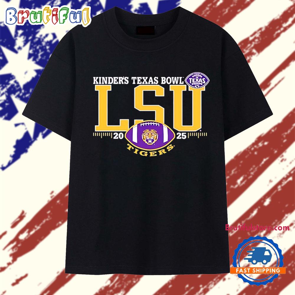 LSU Tigers 2025 Kinder’s Texas Bowl Football T Shirt