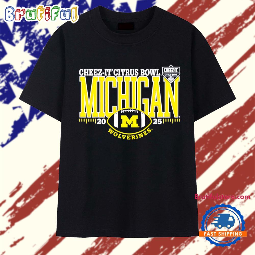 Michigan Wolverines 2025 Cheez-It Citrus Bowl T Shirt