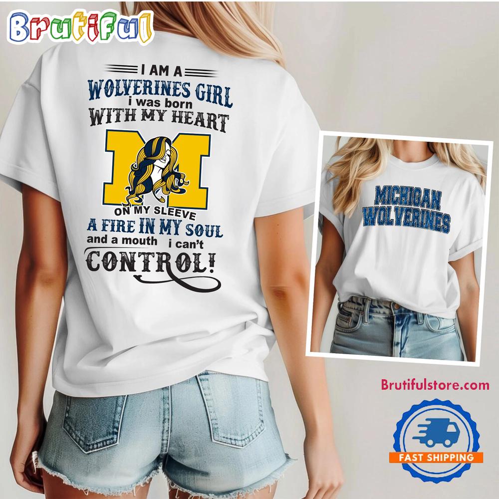 Michigan Wolverines NCAA Girl Fan Unisex 3D Shirt
