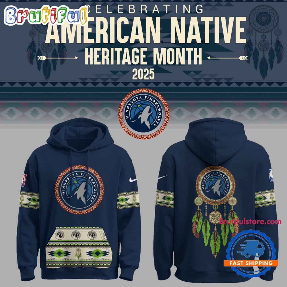 Minnesota Timberwolves 2026 American Native Heritage New Hoodie Shirt
