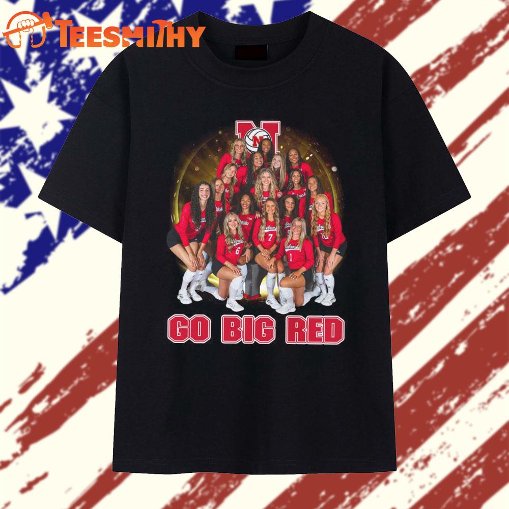 Nebraska Cornhuskers Go Big Red 2025 Vintage T Shirt