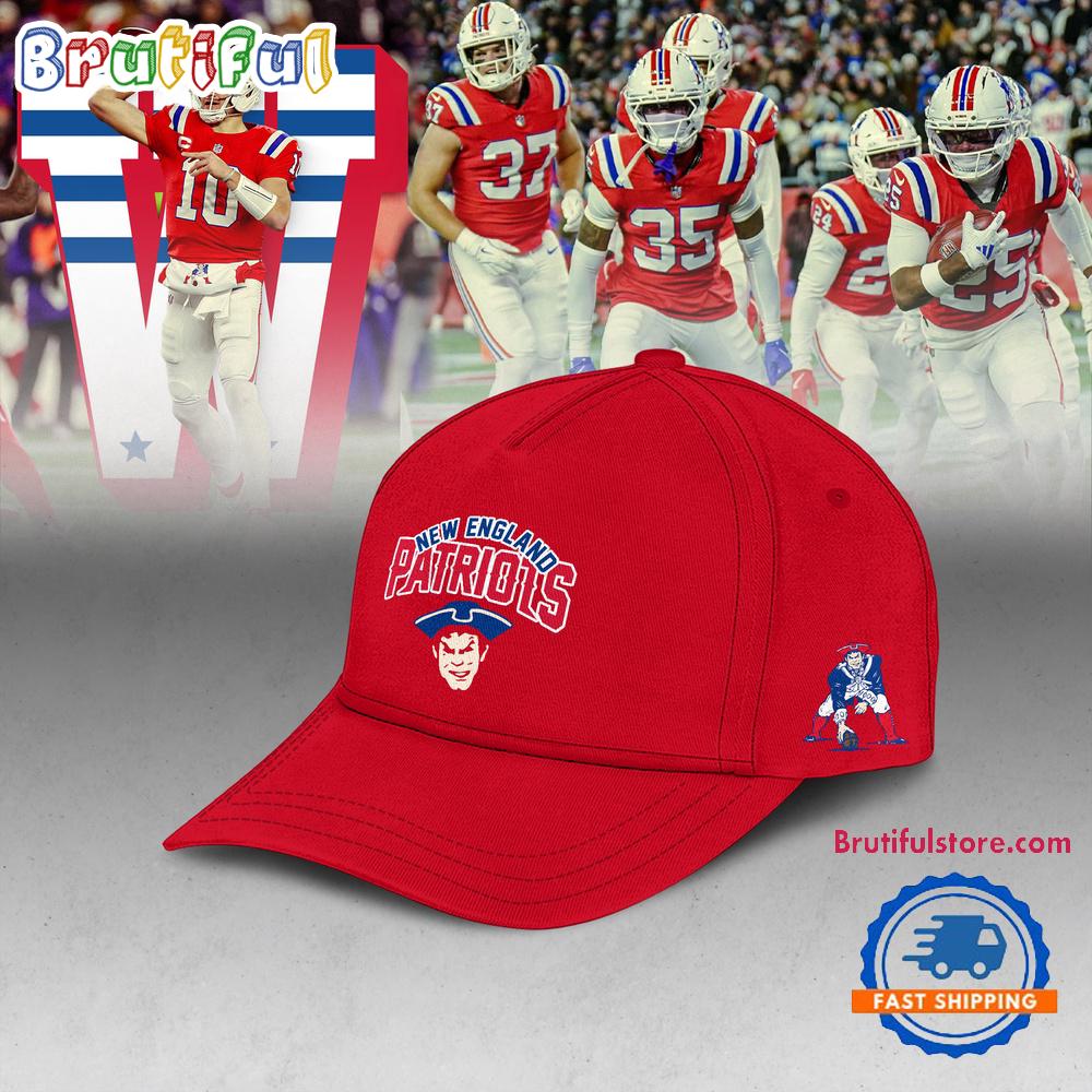 New England Patriots Drake Maye Classic Logo 2025 Cap