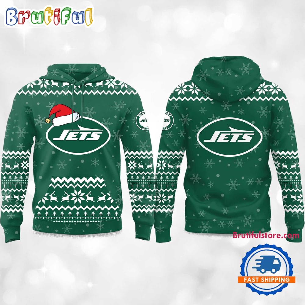 New York Jets 2025 Reindeer Football Christmas New Hoodie Shirt