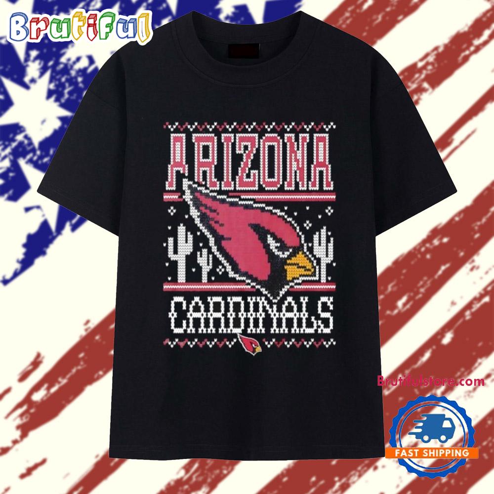 NFL Arizona Cardinals Holiday Ugly Christmas 2025 T Shirt