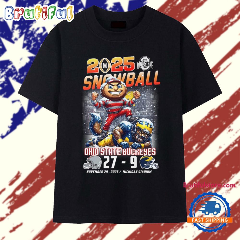 Ohio State Buckeyes 2025 Snow Ball Champions Winner T Shirt