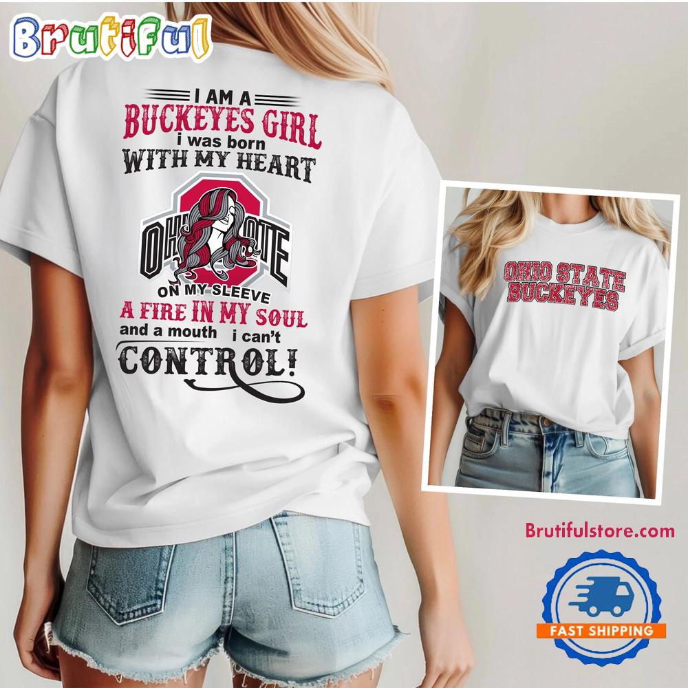 Ohio State Buckeyes NCAA Girl Fan Unisex 3D Shirt