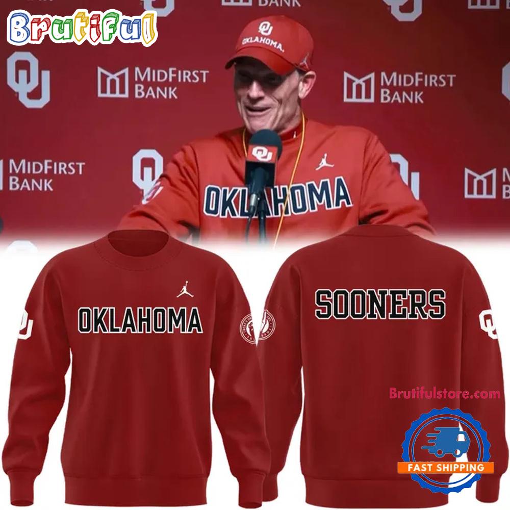 Oklahoma Sooners Coach Brent Venables There's Only One Wordmark 2025 Sweatshirt