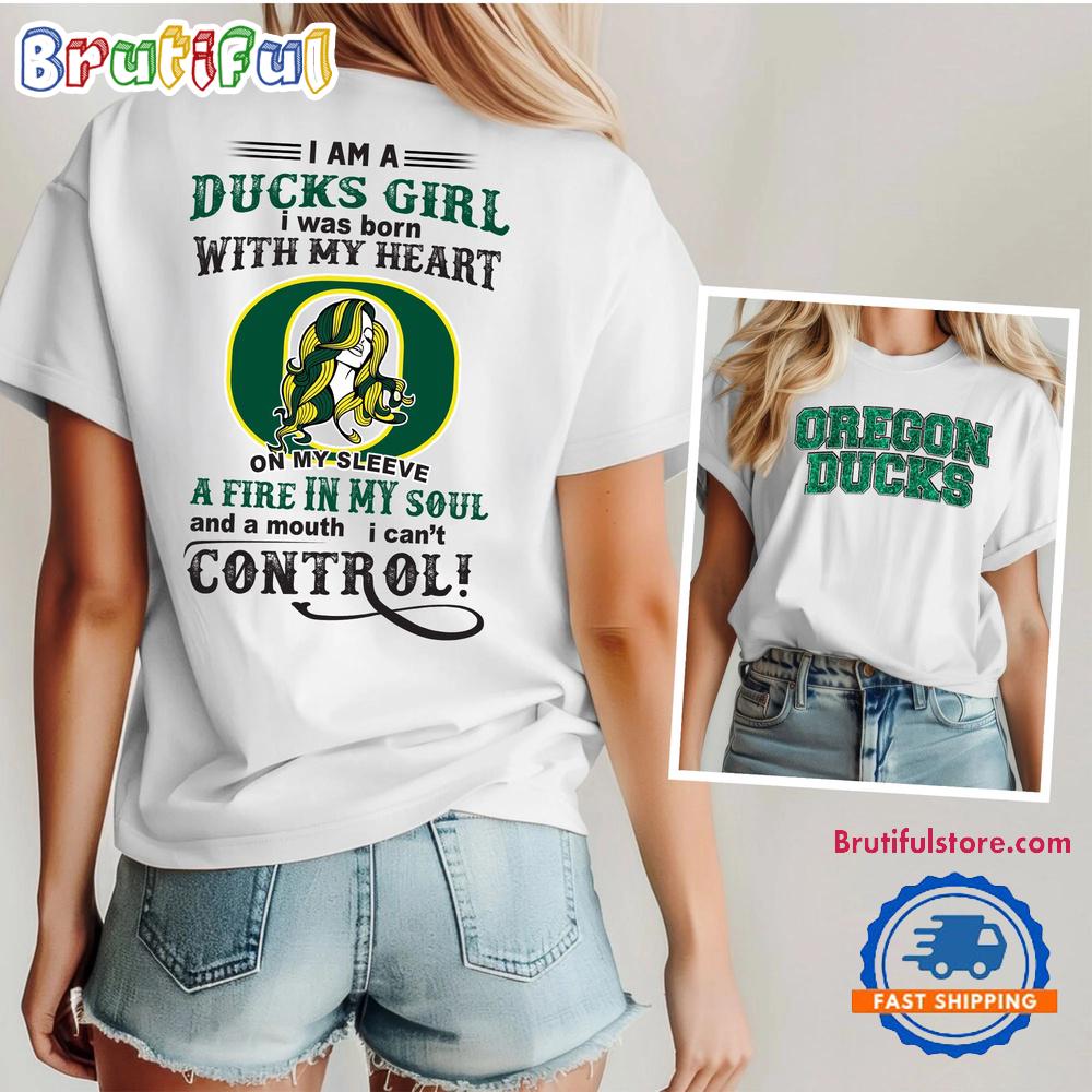 Oregon Ducks NCAA Girl Fan Unisex 3D Shirt
