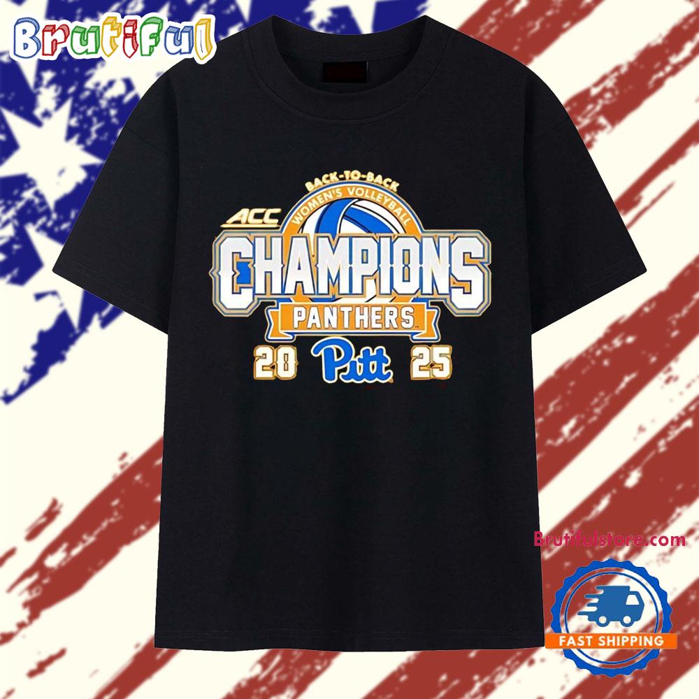 Pittsburgh Panthers back to back 2025 ACC Women’s volleyball Champions T Shirt