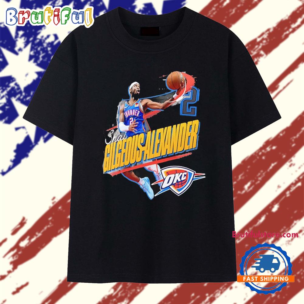 Shai Gilgeous-Alexander Oklahoma City Thunder Start of Season 2025 T Shirt