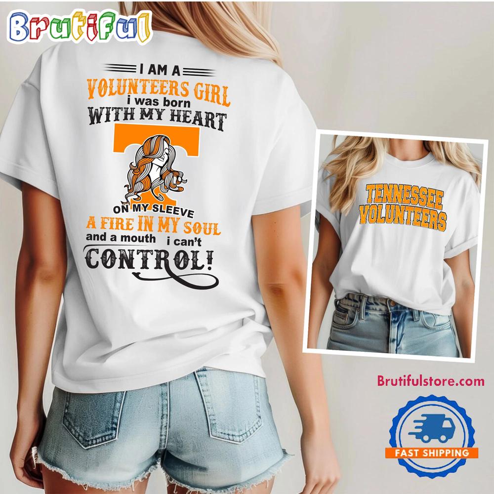 Tennessee Volunteers NCAA Girl Fan Unisex 3D Shirt