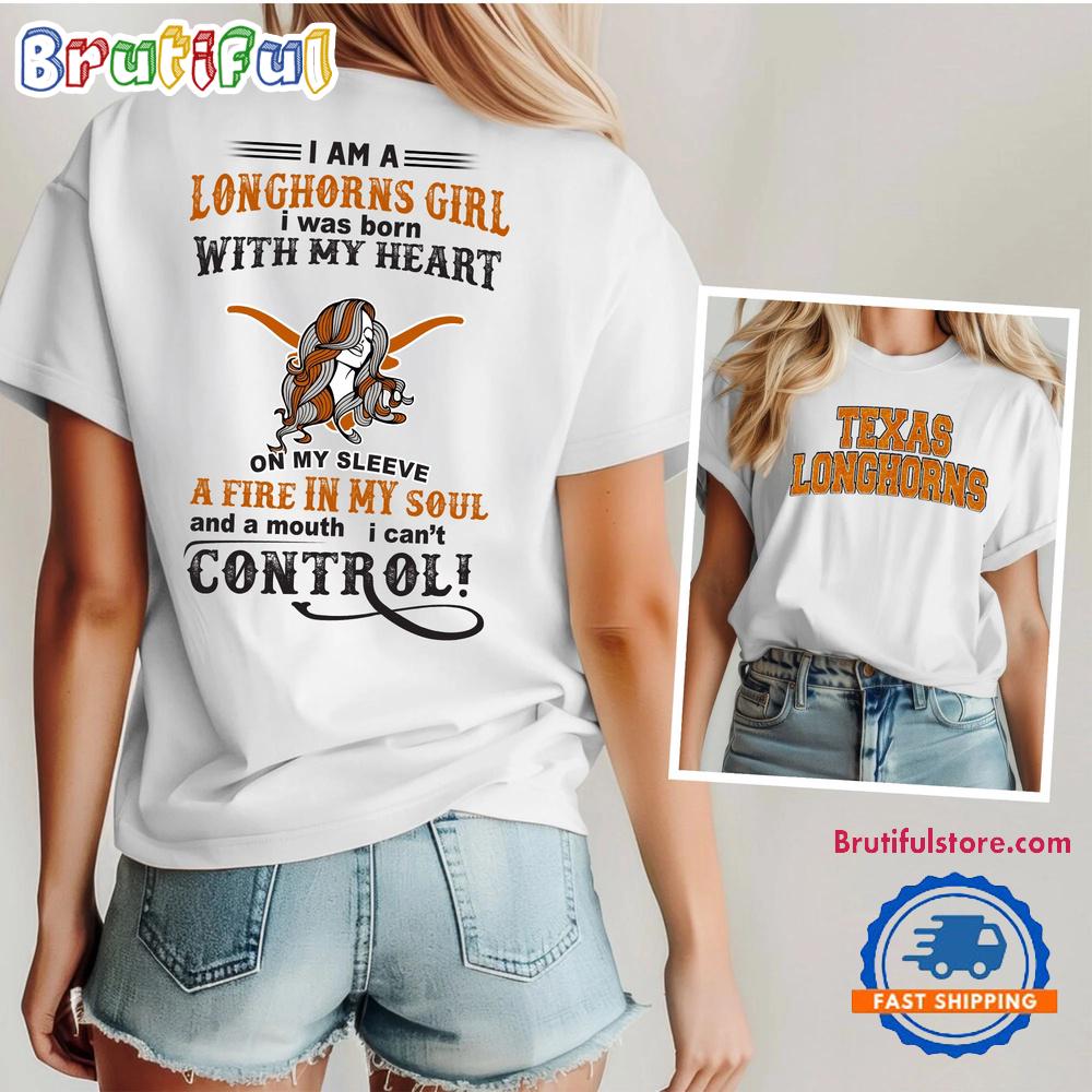 Texas Longhorns NCAA Girl Fan Unisex 3D Shirt