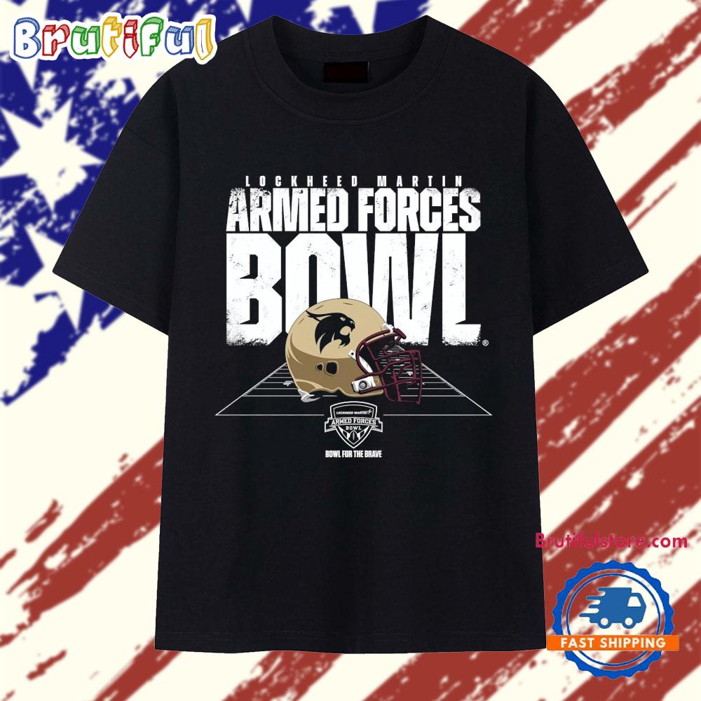 Texas State Bobcats 2026 Armed Forces Bowl helmet T Shirt