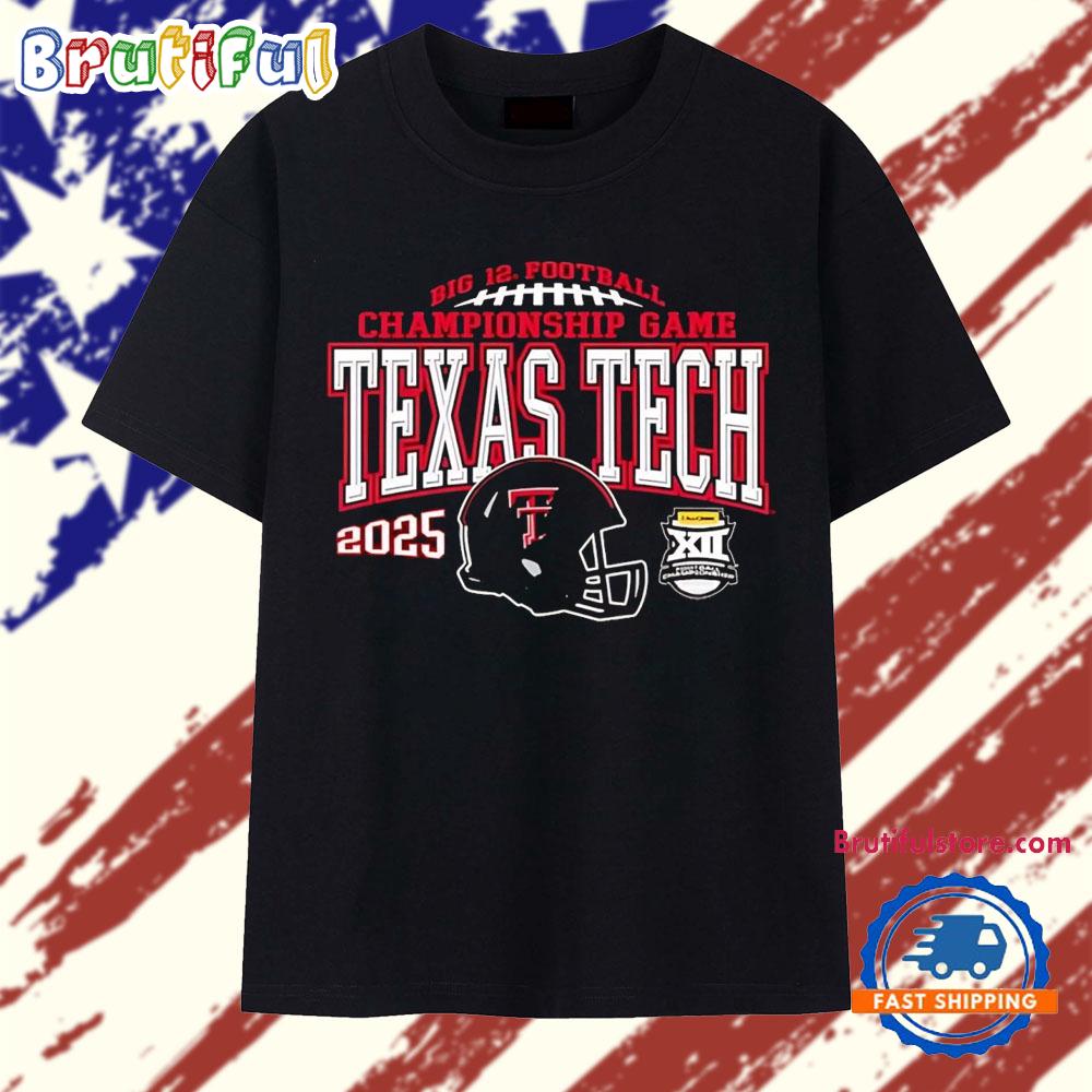 Texas Tech Red Raiders 2025 Big 12 Championship Game T Shirt