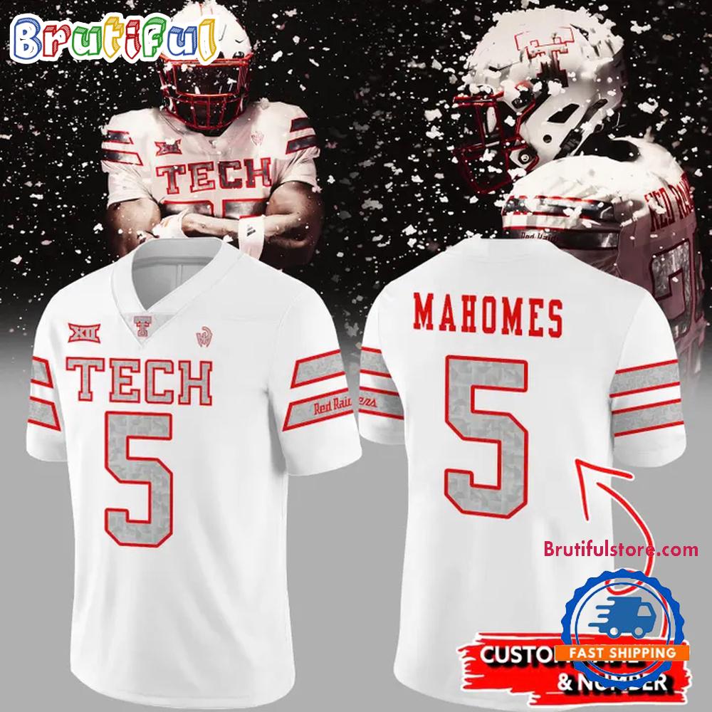 Texas Tech Red Raiders Cold Front Patrick Mahomes Uniform 2025 Football Jersey