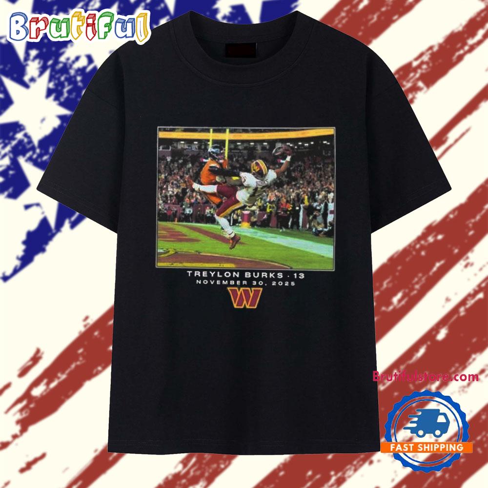 Treylon Burks Washington Commanders NFL Flash Features Week 13 T Shirt