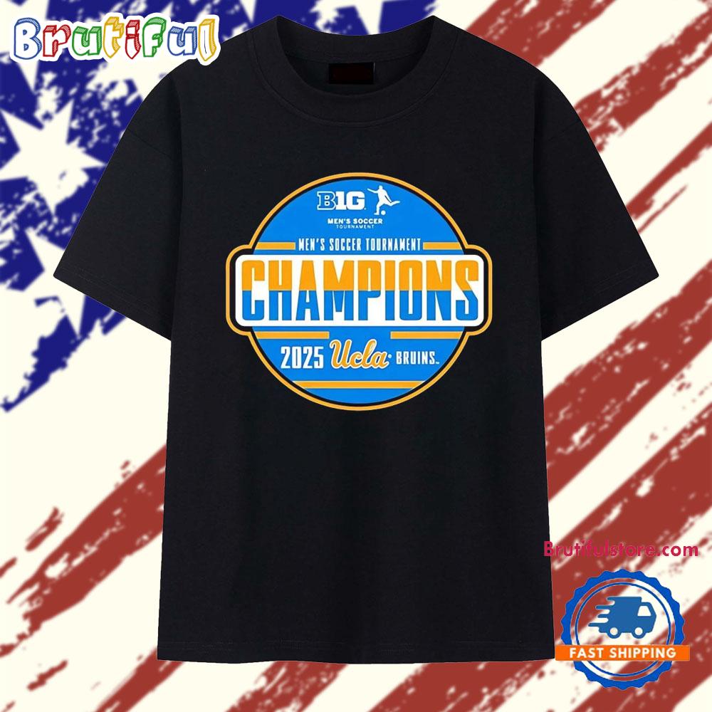 UCLA Bruins 2025 Big Ten Men’s Soccer Tournament Champions T Shirt