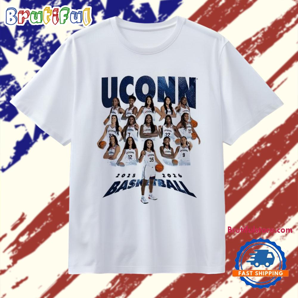 UConn Women’s Basketball 2025 2026 Graphic T Shirt