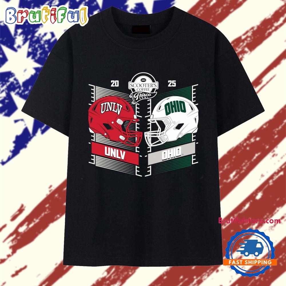 UNLV Rebels vs. Ohio Bobcats 2025 Frisco Bowl head to head T Shirt