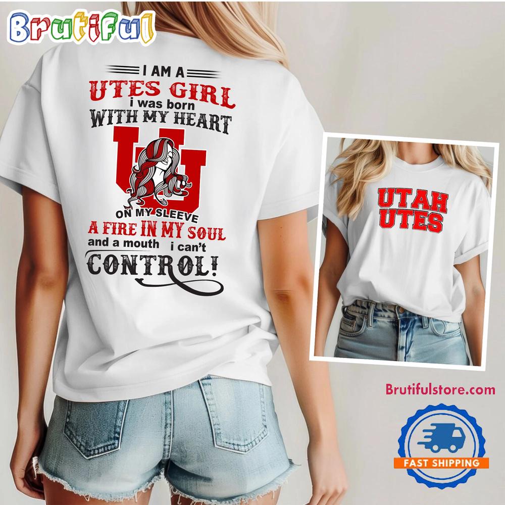 Utah Utes NCAA Girl Fan Unisex 3D Shirt