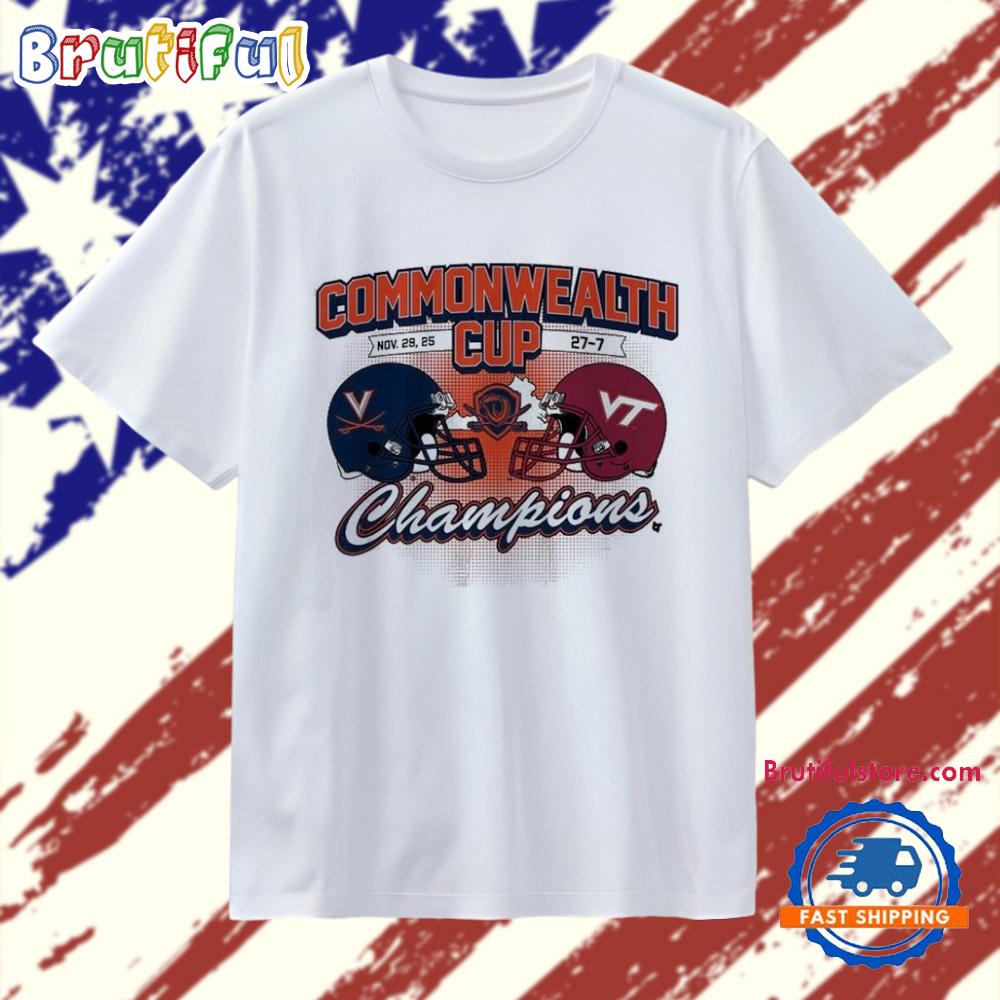 Virginia Cavaliers Commonwealth Cup Winner 2025 T Shirt