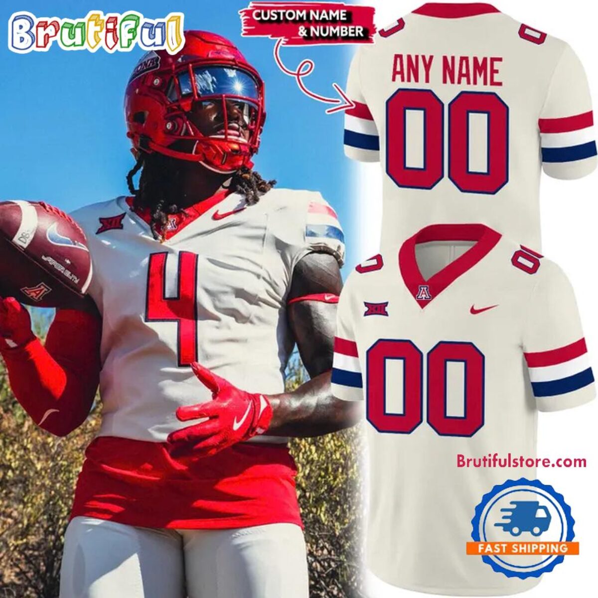 Arizona Wildcats Football Sandstorm Uniform 2026 Limited Edition
