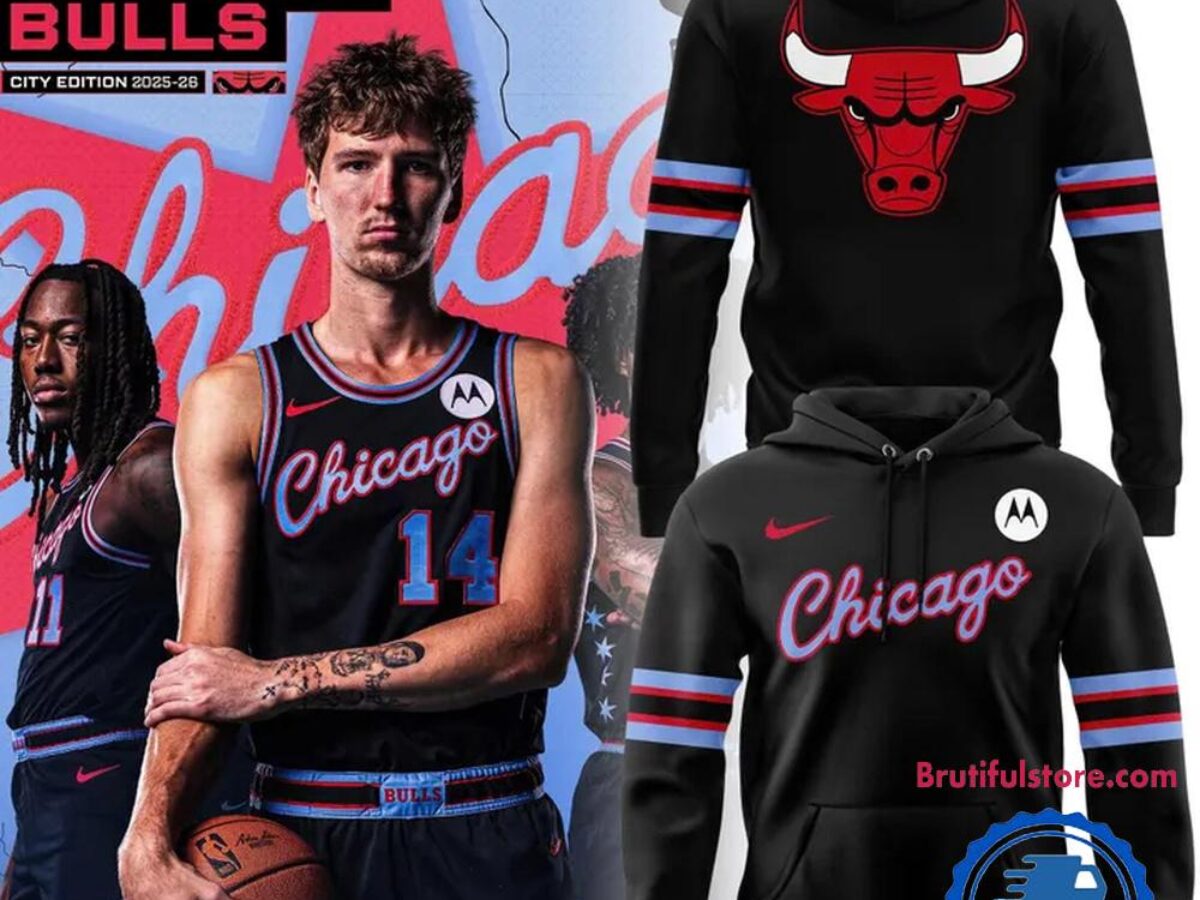 Chicago Bulls 2025-2026 City Edition Hoodie Shirt