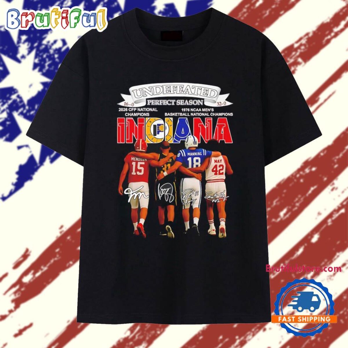 Indiana Undefeated Perfect Season CFP National Champions 1976 NCAA