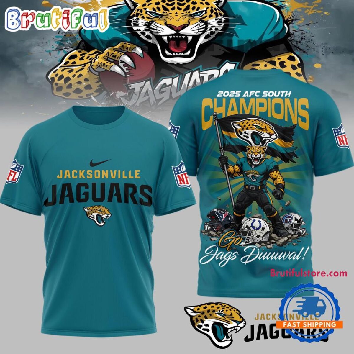 Jacksonville Jaguars NFL AFC South Champions Super Bowl Special