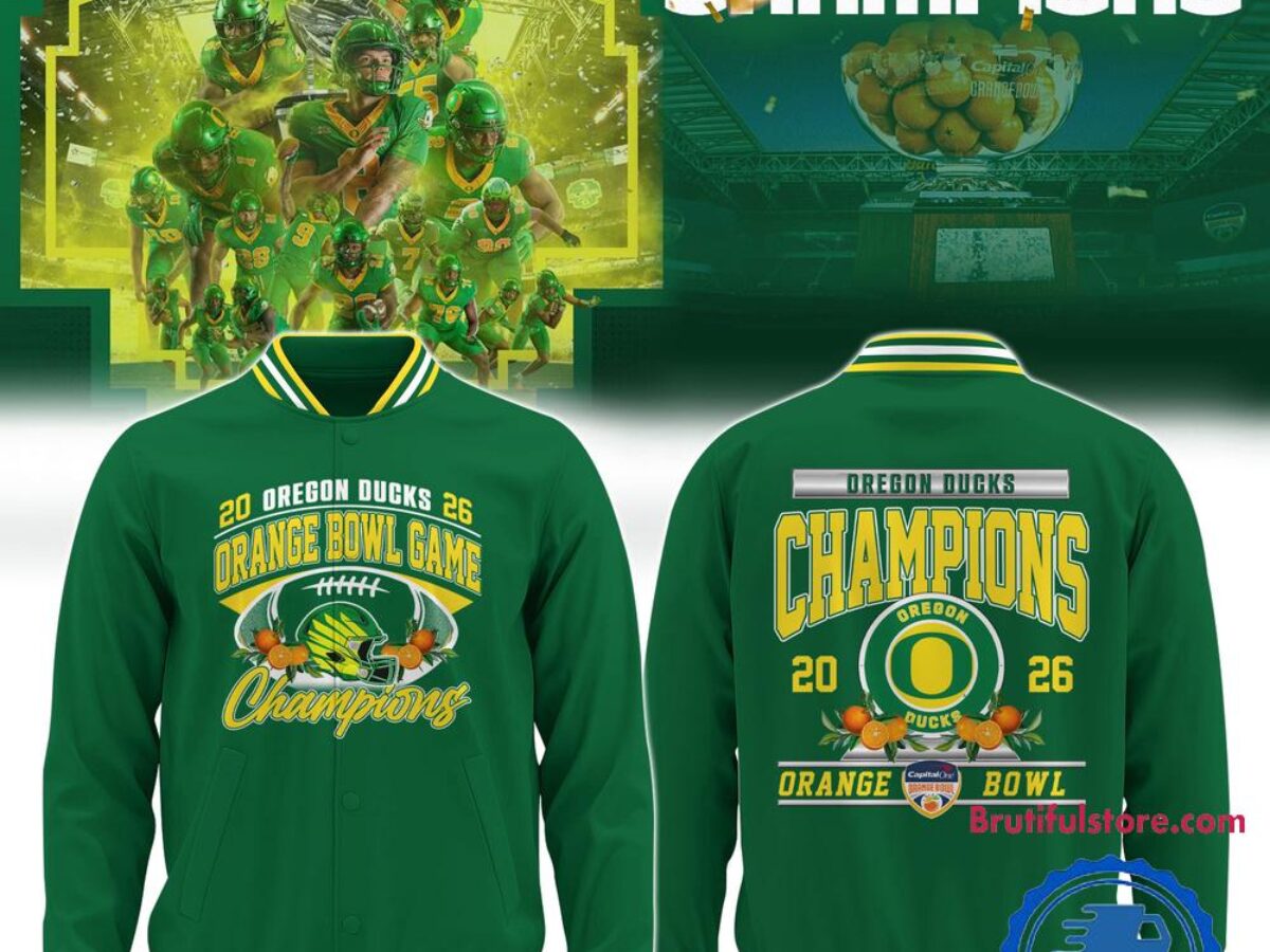 NCAA Oregon大学 フルジップジャケット　海外限定 Oregon Ducks Football 2026 Orange Bowl Champions Limited Edition