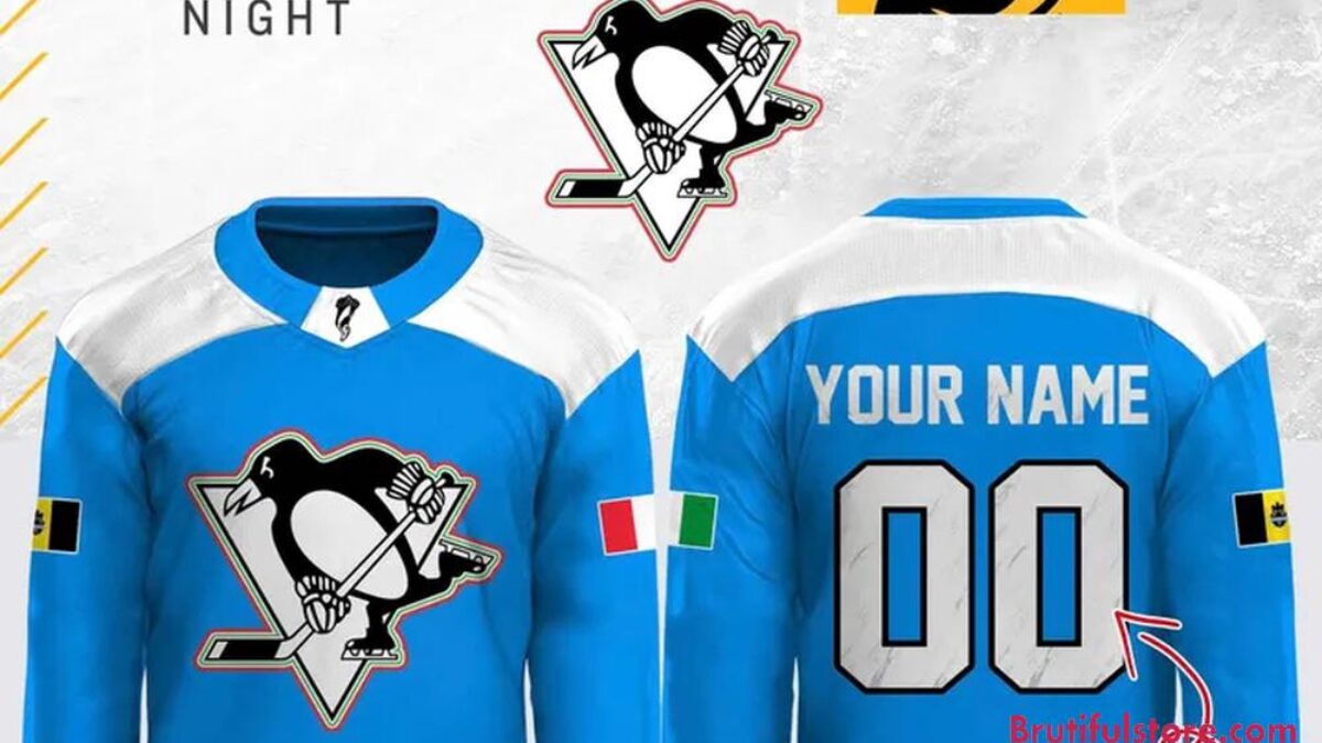 Pittsburgh Penguins 2026 Italian Heritage Night Hockey Jersey