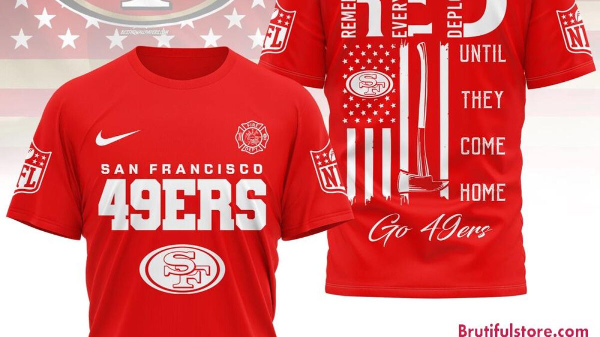 49ERS フットボール Tシャツ San Francisco 49ers 2026 NFL Red Friday Firefighter Limited