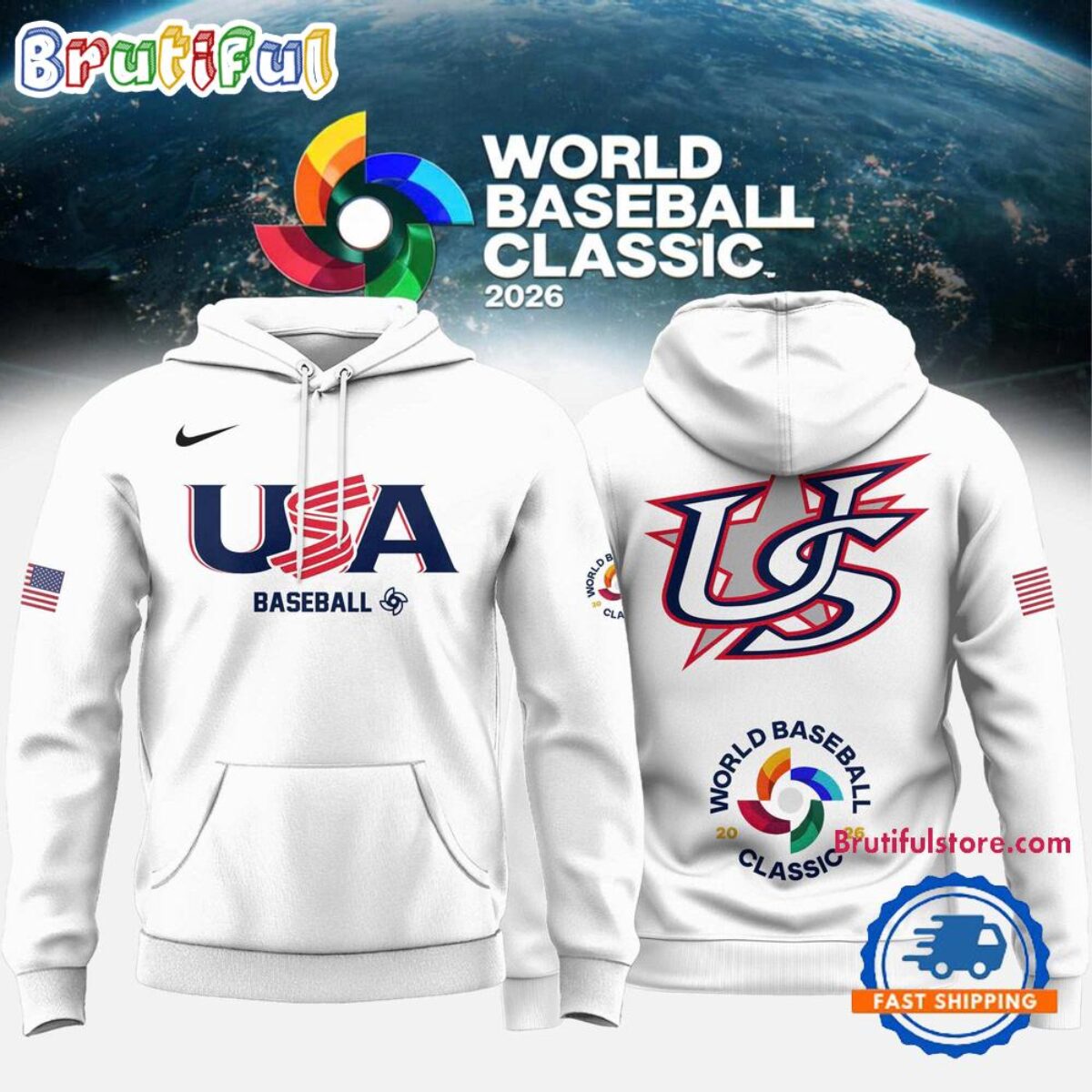 Team USA 2026 World Baseball Classic Limited Hoodie Shirt