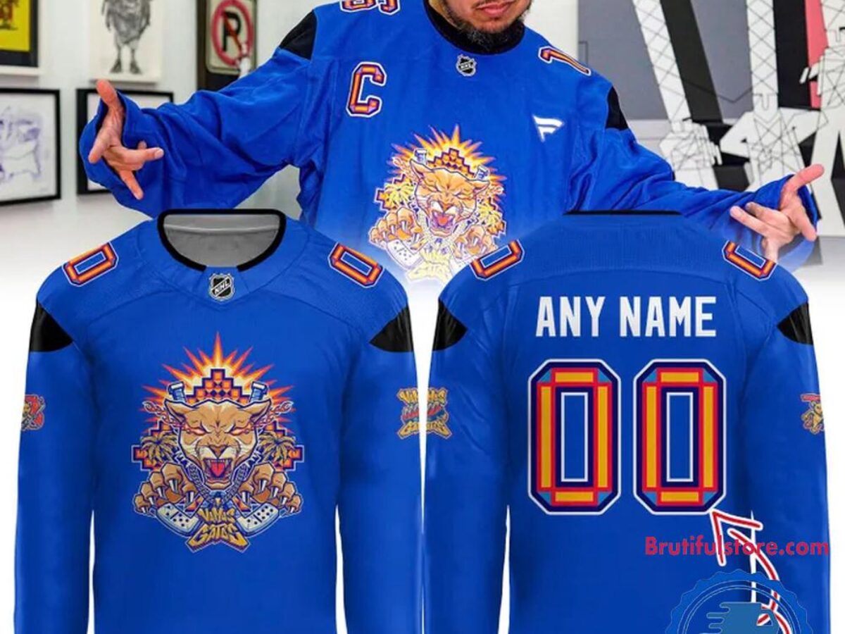 Florida Panthers Vamos Gatos Uniform 2026 Hockey Jersey