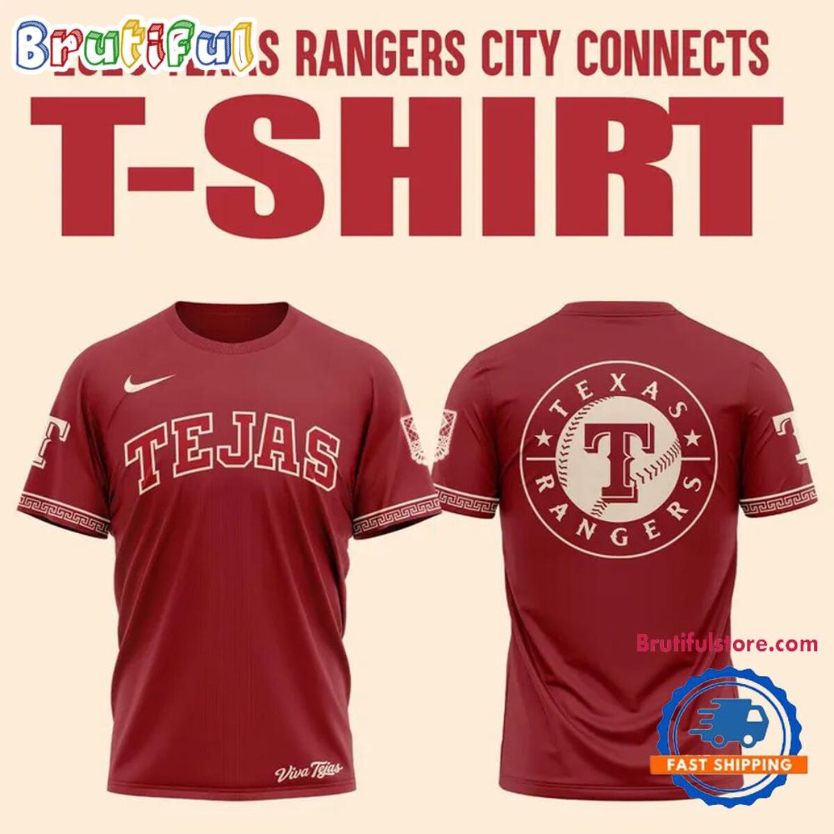 Texas Rangers MLB 2026 City Connect T Shirt