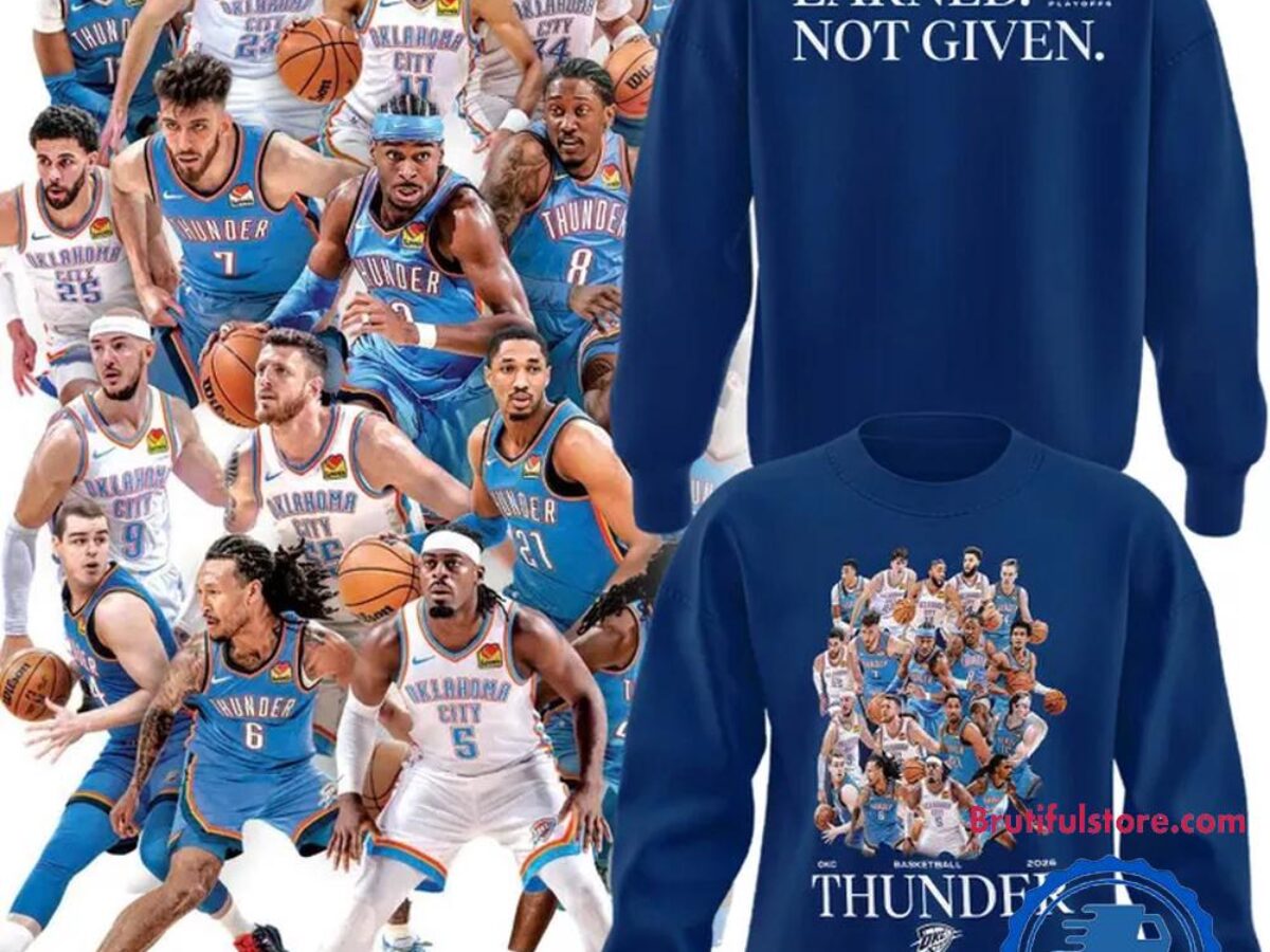 2026 Oklahoma City Thunder Playoffs All Team Sweatshirt