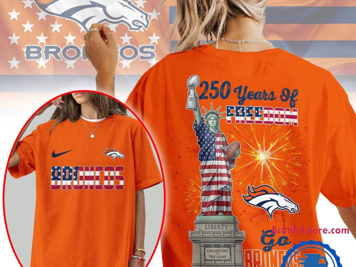 Denver Broncos 2026 NFL Statue Of Liberty 250th Anniversary Unisex