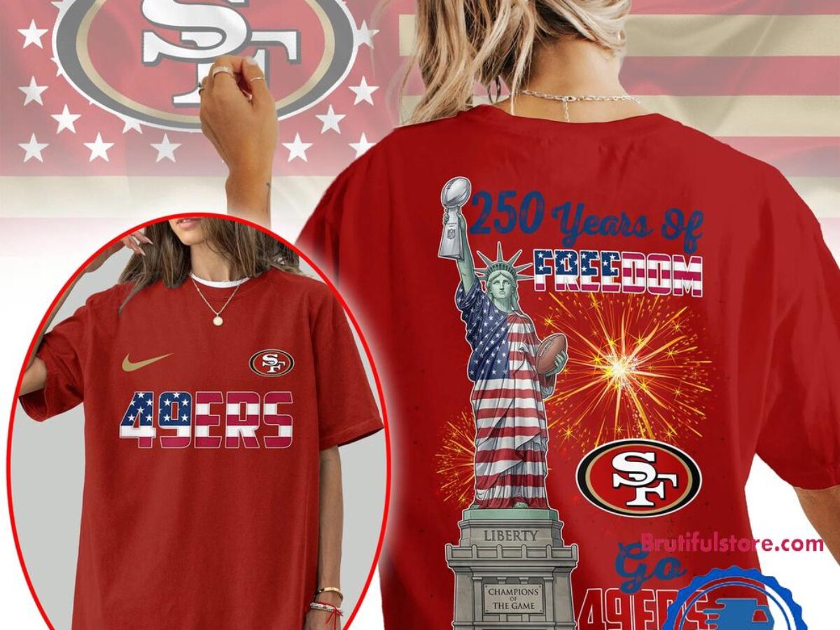 San Francisco 49ers 2026 NFL Statue Of Liberty 250th Anniversary